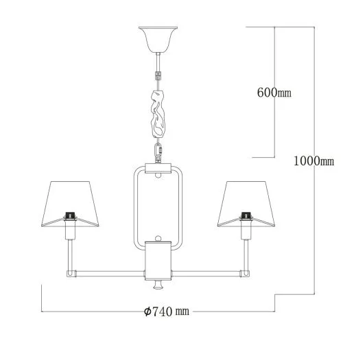 Подвесная люстра MW-Light София 355014608  фото 6