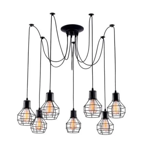Подвесная люстра Arte Lamp A1109SP-7BK 