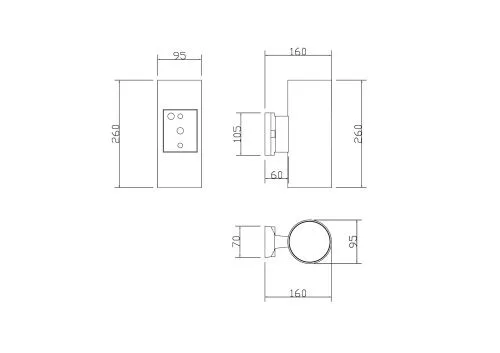 Уличный настенный светильник Maytoni Rando O419WL-02W  фото 3