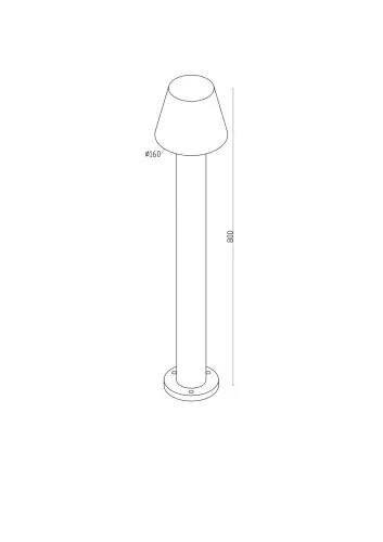 Ландшафтный светильник Outdoor O421FL-L5W  фото 6