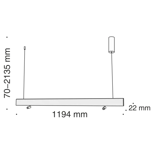 Подвесной светильник Technical P068PL-L27W4K  фото 4