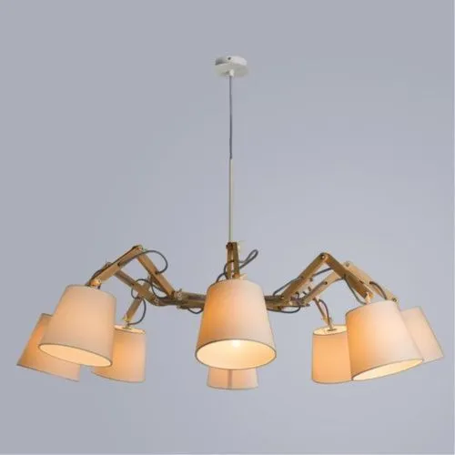 Подвесная люстра Arte Lamp Pinoccio A5700LM-8WH  фото 2