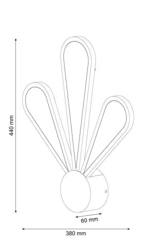 Настенный светильник Lucia Tucci Miracoli W200.3 LED  фото 3