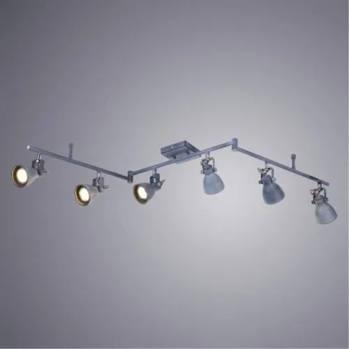 Трековая система Arte Lamp A9189PL-6GY  фото 2