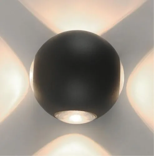 Уличный настенный светодиодный светильник Arte Lamp CONRAD A1544AL-4GY  фото 2
