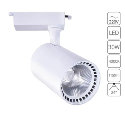 Трековый светодиодный светильник Arte Lamp Vinsant A2664PL-1WH 