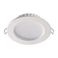 Светильник встраиваемый светодиодный SONEX Luna 358028 пластик белый 