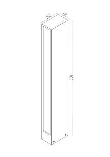 Уличный светодиодный светильник Maytoni Hof O422FL-L12GF  фото 5