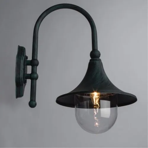 Уличный настенный светильник Arte Lamp Malaga A1082AL-1BG  фото 2