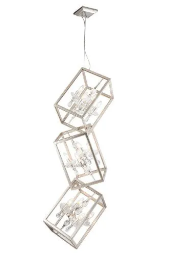 Подвесная люстра Lucia Tucci Inessa 3850.12 Silver 