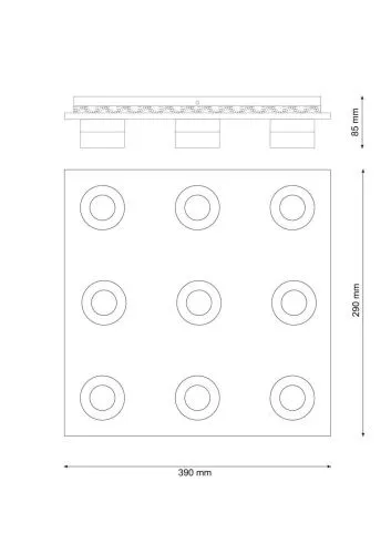 Потолочный светодиодный светильник Lucia Tucci Modena 166.9 LED  фото 3
