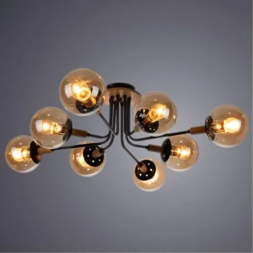 Потолочная люстра Arte Lamp Oxford A2716PL-8BK  фото 2
