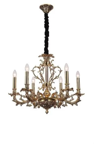 Подвесная люстра Lucia Tucci Firenze 1780.6 Antique Gold 