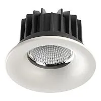 Ввстраиваемый светодиодный светильник SONEX Drum 357604 алюминий белый 