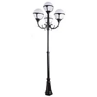 Садово-парковый светильник Arte Lamp Monaco A1497PA-4BK 