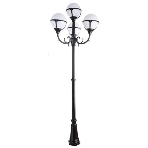 Садово-парковый светильник Arte Lamp Monaco A1497PA-4BK 