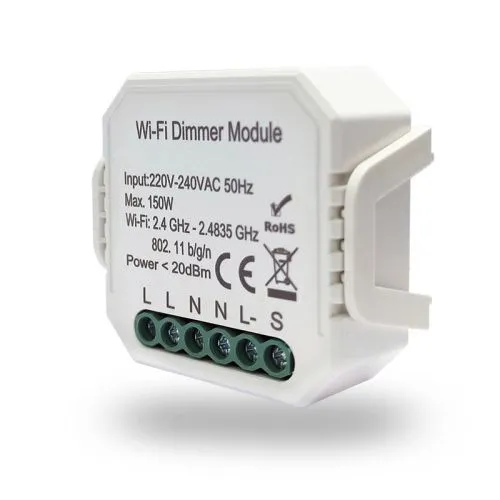 Wi-Fi реле-диммер одноканальное Denkirs 1x150Вт RL1003-DM 