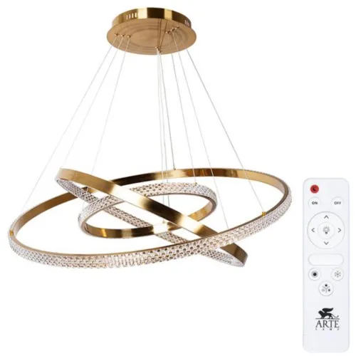 Подвесная светодиодная люстра Arte Lamp Orione A2182SP-160PB 
