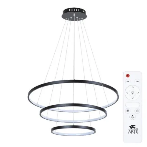 Подвесной светодиодный светильник Arte Lamp Frodo A2197SP-3BK 