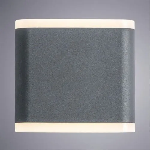 Уличный настенный светодиодный светильник Arte Lamp A8153AL-2GY  фото 2