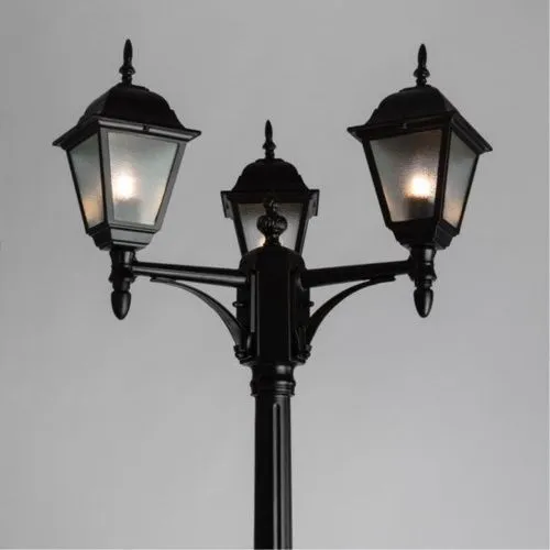 Садово-парковый светильник Arte Lamp Bremen A1017PA-3BK  фото 2