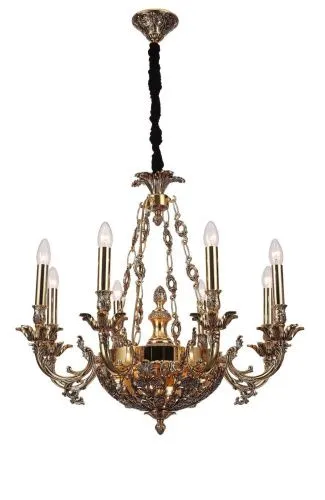 Подвесная люстра Lucia Tucci Firenze 1781.8.2 Antique Gold 