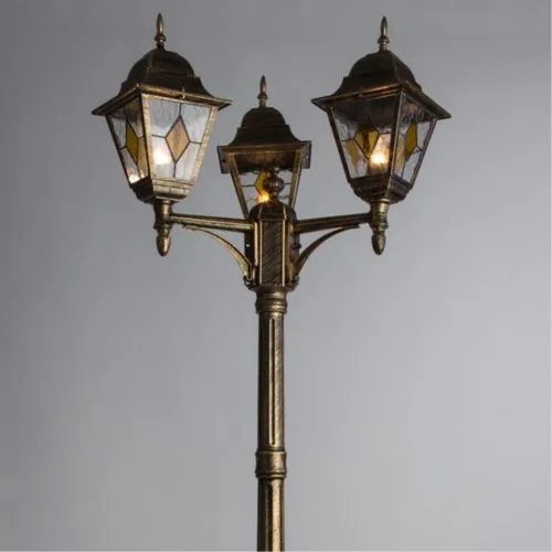 Садово-парковый светильник Arte Lamp Berlin A1017PA-3BN  фото 2