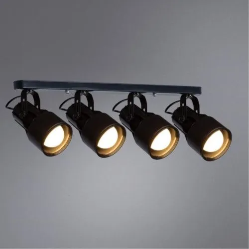 Спот Arte Lamp A6252PL-4BK  фото 2