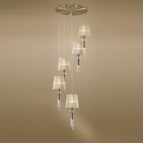 Подвесная люстра Mantra Tiffany Bronze 3877  фото 2