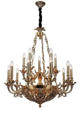 Подвесная люстра Lucia Tucci Firenze 1781.15.3 Antique Gold 