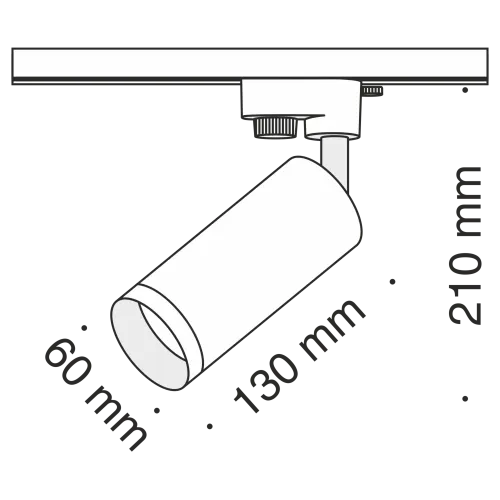 Трековый светильник Maytoni Track TR004-1-GU10-MG  фото 4