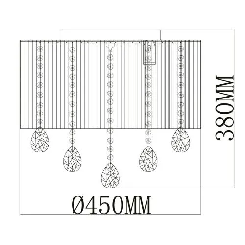 Потолочная люстра MW-Light Жаклин 465017006  фото 7
