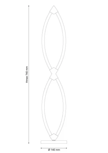 Торшер Lucia Tucci Modena F172.2 LED  фото 3