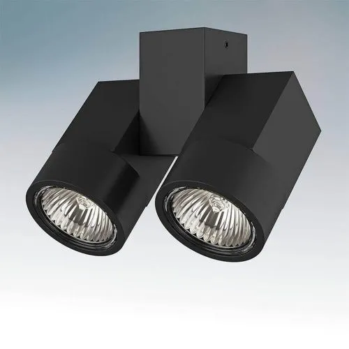 Потолочный светильник Lightstar Illumo X2 Nero 051037  фото 2