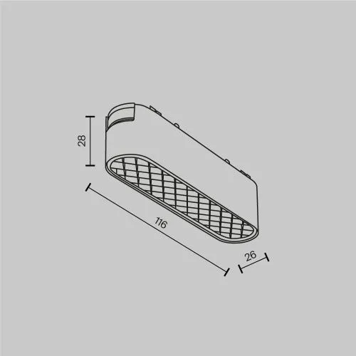 Трековый светильник Technical TR084-1-6W3K-W  фото 8