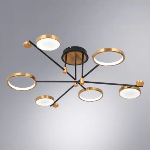 Потолочная светодиодная люстра Arte Lamp Holly A1364PL-6PB  фото 3