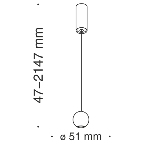 Подвесной светильник Technical P067PL-L5GF3K  фото 3