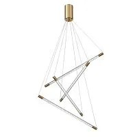 Подвесной светильник SONEX Sparky 4369/40L акрил прозрачный с пузырьками 