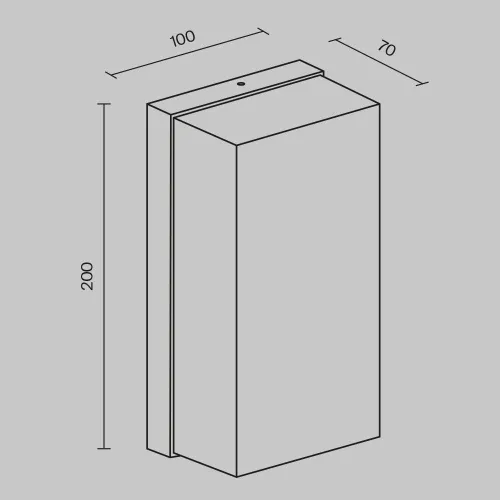 Настенный светильник (бра) Outdoor O454WL-L10GF3K  фото 7