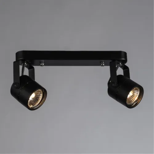 Спот Arte Lamp Lente A1310PL-2BK  фото 2