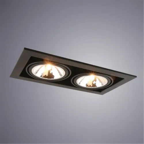 Встраиваемый светильник Arte Lamp Cardani Semplice A5949PL-2BK  фото 2