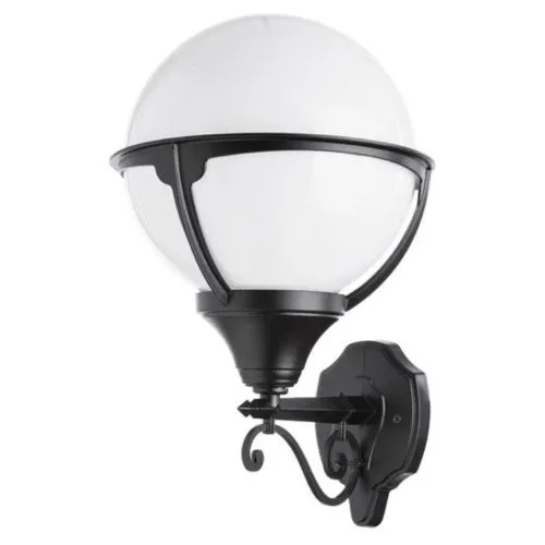 Уличный настенный светильник Arte Lamp Monaco A1491AL-1BK 