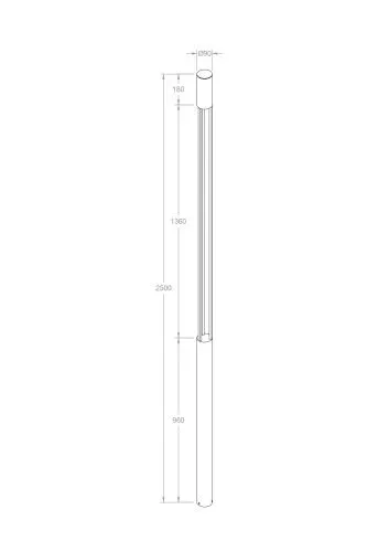 Садово-парковый светильник Outdoor O427FL-L30GF3K  фото 2