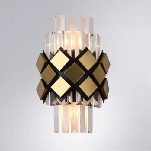 Настенный светильник Arte Lamp Amelia A1039AP-2BK  фото 2