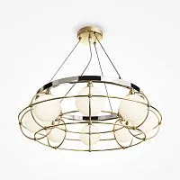 Подвесная люстра Maytoni Carcass MOD312PL-08GCH 