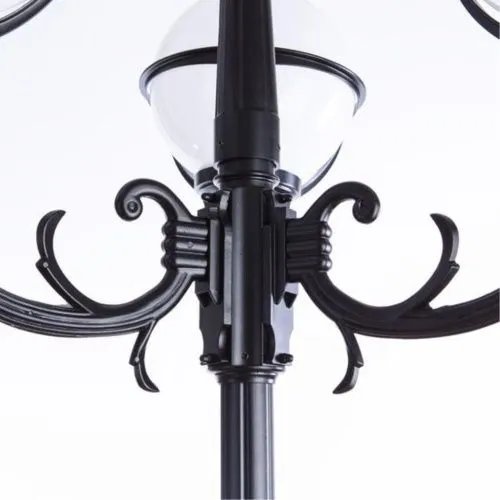 Садово-парковый светильник Arte Lamp Monaco A1497PA-4BK  фото 2
