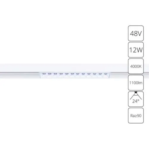 Трековый светодиодный светильник Arte Lamp Linea A4664PL-1WH 