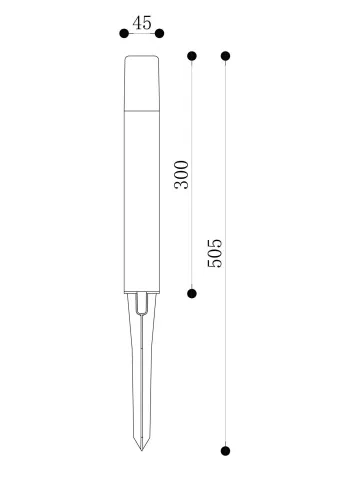 Ландшафтный светильник Maytoni Outdoor O416FL-L3B3K1  фото 6
