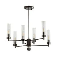 Люстра потолочная SONEX Kamilla 5275/6C стекло прозрачное 