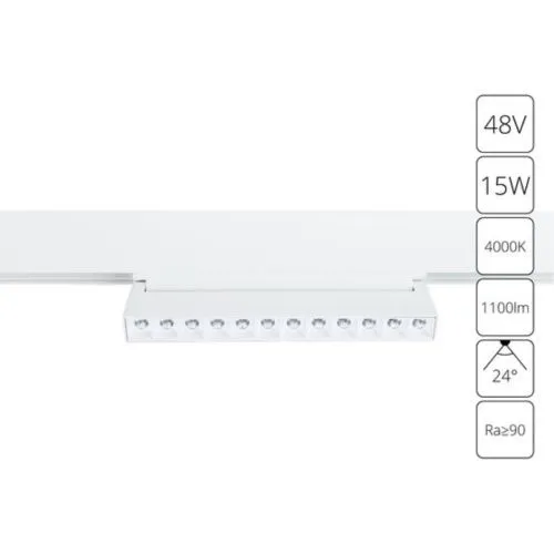 Трековый светодиодный светильник Arte Lamp Linea A4638PL-1WH 